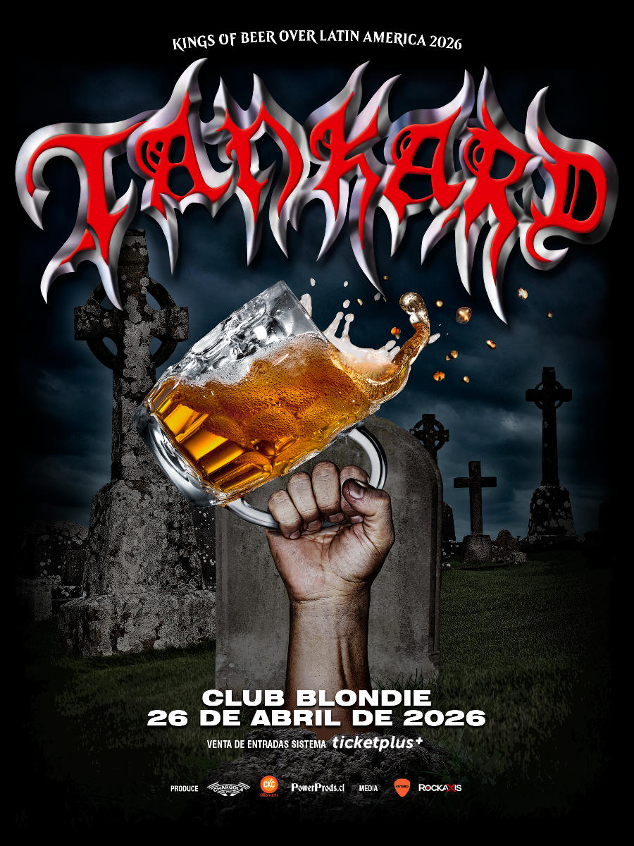 Tankard regresa a Chile el próximo 26 de abril